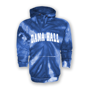 DANA HALL HOODED TIE-DYED SWEATSHIRT