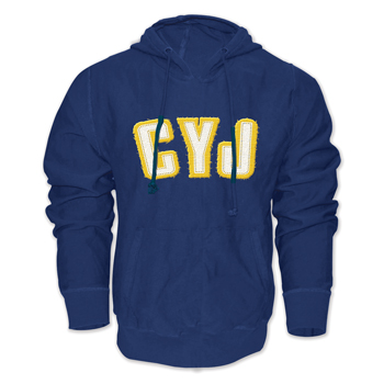 CYJ HOODED VINTAGE DISTRESSED SWEATSHIRT