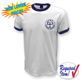 100% COTTON RINGER TEE