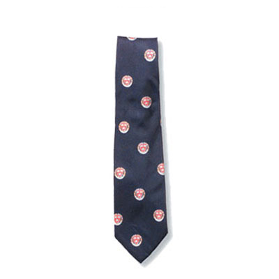 SILK TIE, MEDALLION DESIGN