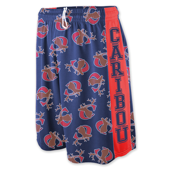 CARIBOU SUBLIMATED LACROSSE SHORTS