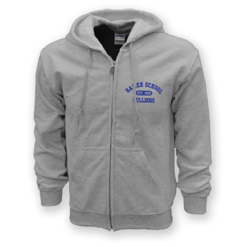FULL ZIP HOODED SWEATSHIRT