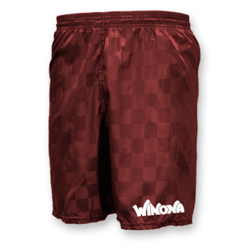 CHECKERED NYLON SOCCER SHORTS