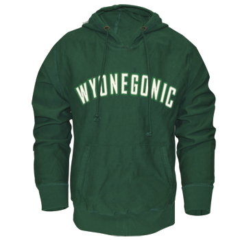 WYONEGONIC VINTAGE DISTRESSED HOODIE