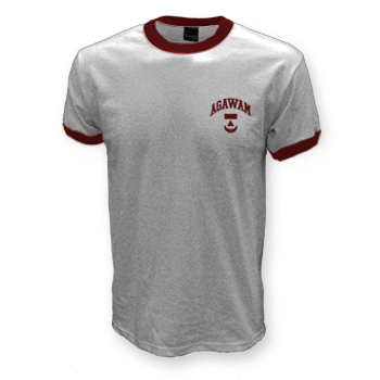 100% COTTON RINGER TEE