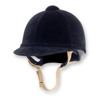 VELVETEEN RIDING HELMET
