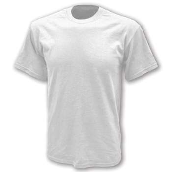 WHITE T-SHIRT FOR TIE-DYING