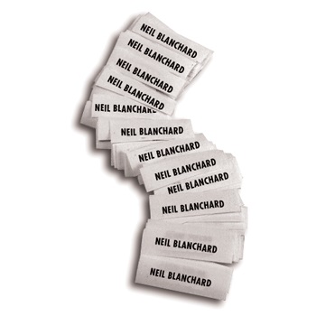 PERSONALIZED IRON-ON NAME TAPES (100)