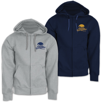 HOODED ZIP SWEATSHIRT