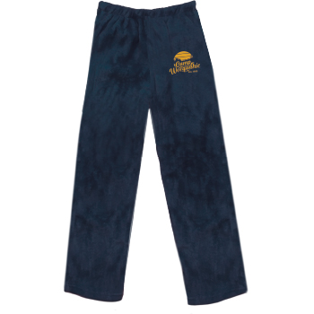 FUZZY BUNK PANTS w/ LOGO