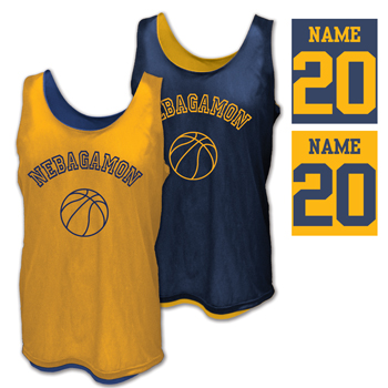 REVERSIBLE MESH JERSEY w/ NAME & NUMBER