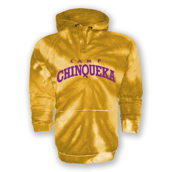 TYE-DYE HOODED SWEATSHIRT