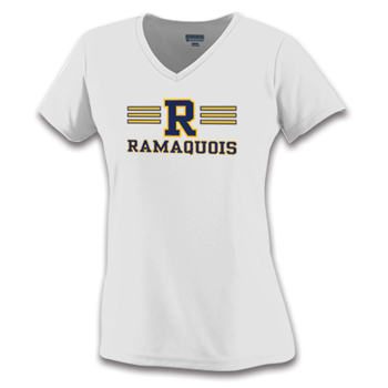 GIRLS V-NECK PERFORMANCE TEE