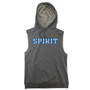 SLEEVELESS STADIUM HOODIE - SPIRIT LOGO