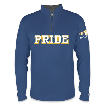 BADGER WICKING QUARTER-ZIP - PRIDE LOGO