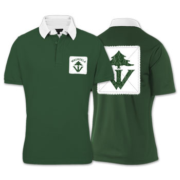 WAUKEELA VINTAGE SHORT SLEEVE RUGBY POLO