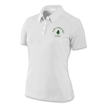 WOMEN'S PIQUE KNIT POLO - STAFF