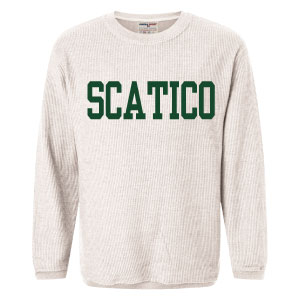 CORDED CREWNECK PULLOVER