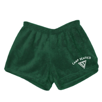 FUZZY BUNK SHORTS WITH LOGO