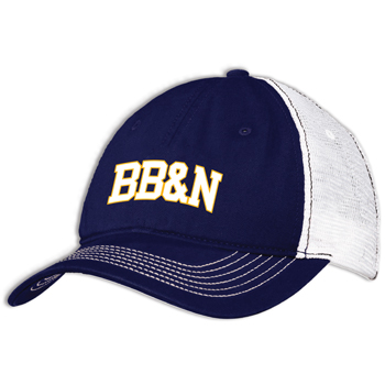 TRUCKER HAT W/ MESH BACKING - ARCHED LOGO