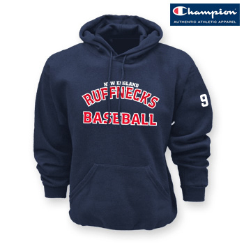CHAMPION HOODED SWEATSHIRT W/ CUSTOM NUMBER