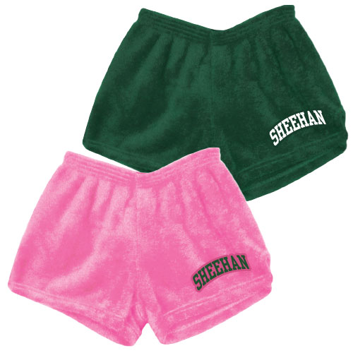 FUZZY BUNK SHORTS w/ LOGO