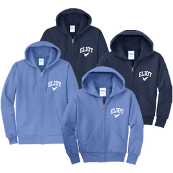 ZIP HOODED SWEATSHIRT