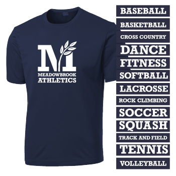 MEADOWBROOK ATHLETICS - YOUTH PERFORMANCE TEE W/ SPORT