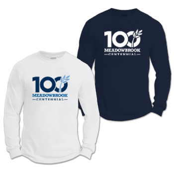 100% COTTON LONG SLEEVE - CENTENNIAL LOGO