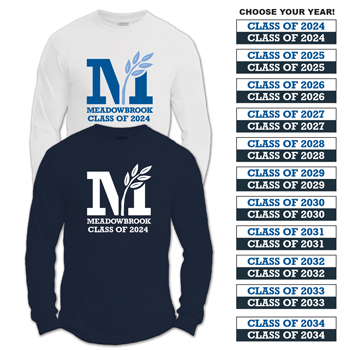 100% COTTON LONG SLEEVE w/ CLASS YEAR