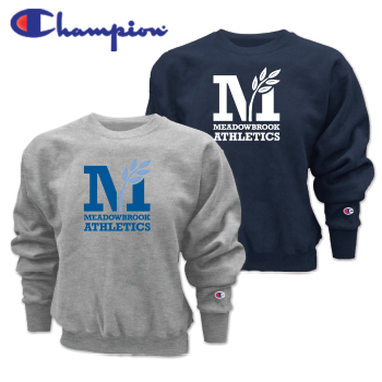 MEADOWBROOK ATHLETICS - CROSS WEAVE CREWNECK SWEATSHIRT