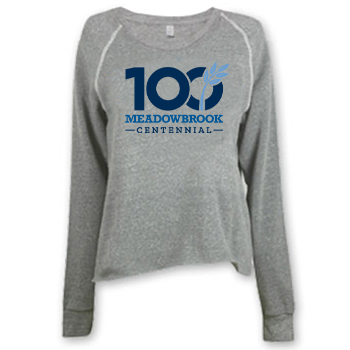 WOMEN'S MUSHY CREW PULLOVER - CENTENNIAL LOGO