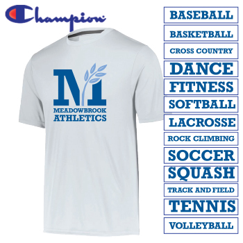 MEADOWBROOK ATHLETICS - ADULT PERFORMANCE TEE W/ SPORT