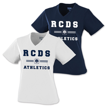 RCDS ATHLETICS - LADIES DRI-FIT V-NECK TEE