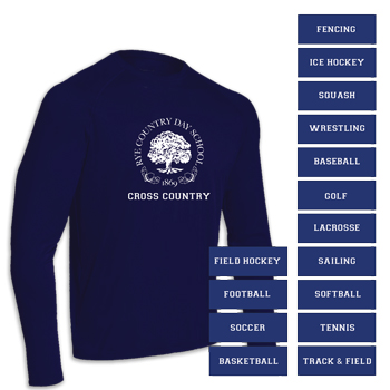 RCDS SEAL w/ SPORT DEPT - PREMIUM BRAND DRI-FIT LONG SLEEVE - NAVY