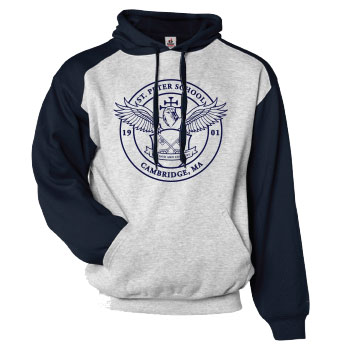 COLOR BLOCK HOODED SWEATSHIRT