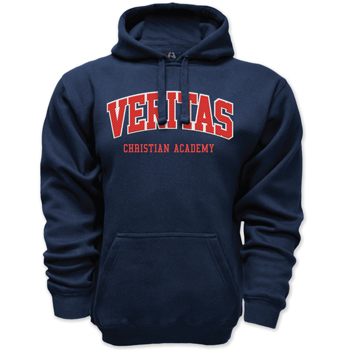 HOODED VINTAGE APPLIQUE SWEATSHIRT