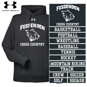 UNDER ARMOUR HOODED SWEATSHIRT w/ SPORT