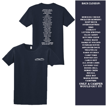 UNISEX ADULT SOFT COTTON TEE - FRONT AND BACK LOGO