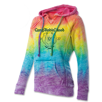 LADIES' RAINBOW HOODIE