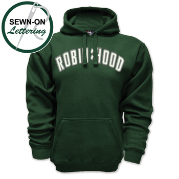 ROBIN HOOD VINTAGE DISTRESSED ZIP HOODIE