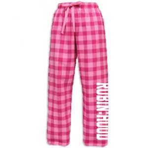 LADIES' FLANNEL JAMM PANTS WITH LOGO