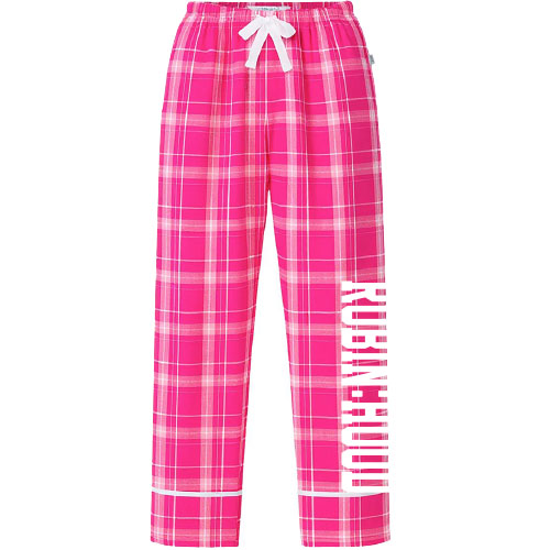 LADIES' FLANNEL JAMM PANTS WITH LOGO