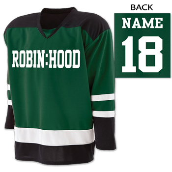 ROLLER HOCKEY JERSEY WITH NAME AND NUMBER