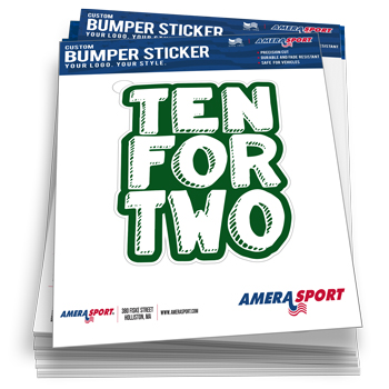 TEN FOR TWO STICKER