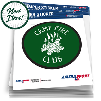 CAMP FIRE CLUB STICKER