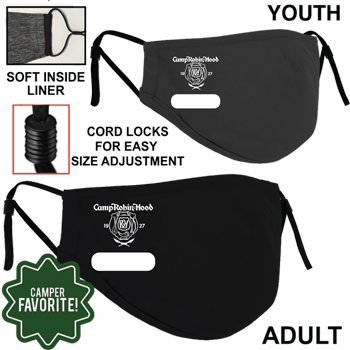 ADJUSTABLE DRI FIT FACE MASK