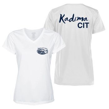 LADIES' ELITE V-NECK TEE - TEVYA KADIMA