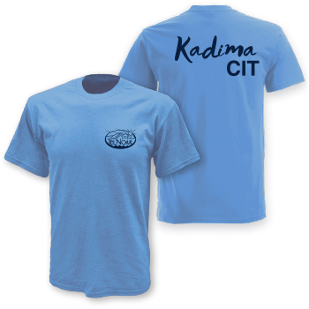 100% COTTON TEE - CAROLINA BLUE - TEL NOAR KADIMA