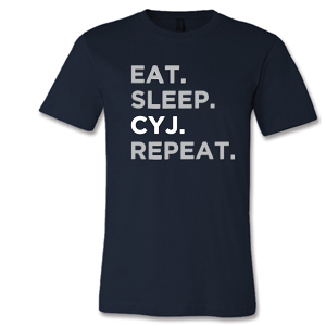EAT. SLEEP. CYJ. REPEAT - VINTAGE T-SHIRT